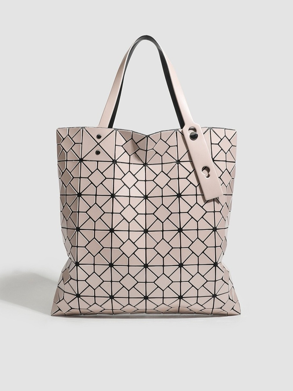 Geometric Lattice Pattern Handbag
